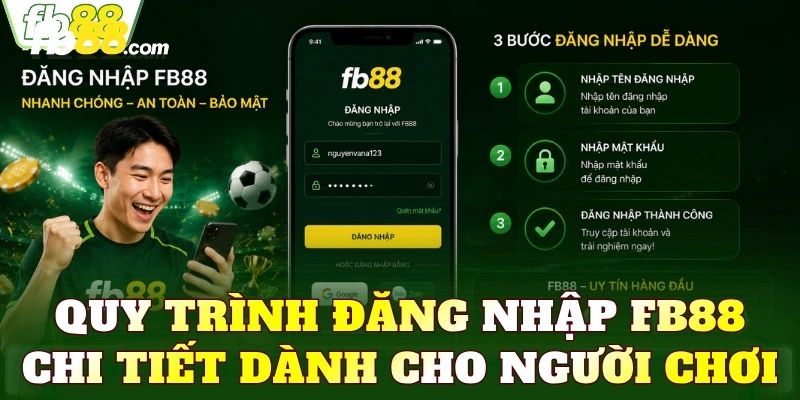 Quy trình đăng nhập FB88 chi tiết dành cho người chơi
